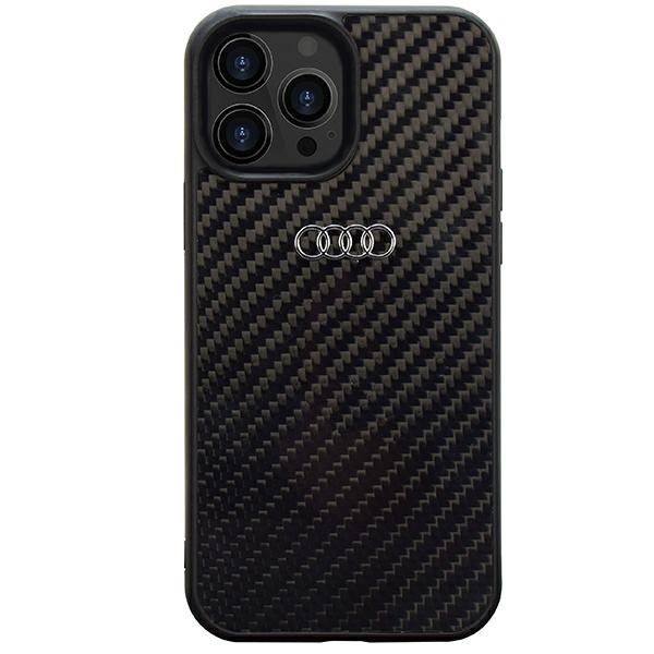 Audi Carbon Fiber iPhone 14 Pro Max 6.7" must/must hardcase AU-TPUPCIP14PM-R8/D2-BK