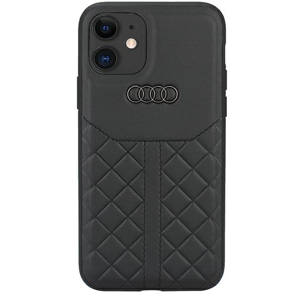 Audi Genuine Leather iPhone 11 / Xr 6.1" must/must hardcase AU-TPUPCIP11R-Q8/D1-BK