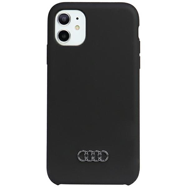 Audi Silicone Ümbris iPhone 11 / Xr 6.1" must/must hardcase AU-LSRIP11-Q3/D1-BK