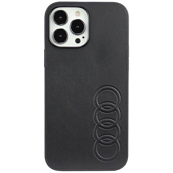 Audi Synthetic Leather iPhone 13 Pro Max 6.7" must/must hardcase AU-TPUPPCIP13PM-TT/D1-BK