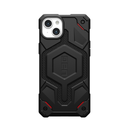 UAG Urban Armor Gear ümbris MONARCH PRO compatible with MagSafe jaoks IPHONE 15 Plus kevlar must