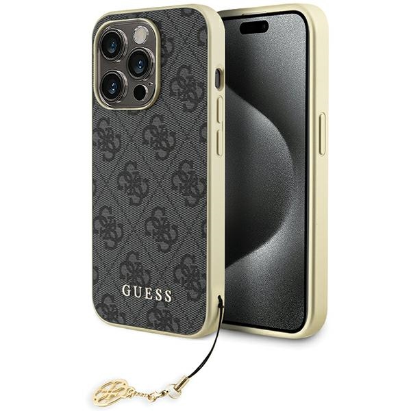 Guess GUHCP15LGF4GGR iPhone 15 Pro 6.1" hall/hall hardcase 4G Charms Collection