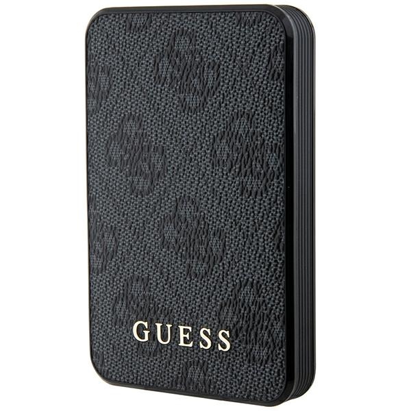 Guess Powerbank 15W GUPB5LP4GEGK 5000mAh must/must 4G nahast metallist logo