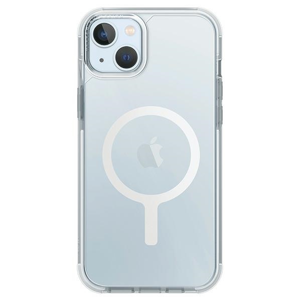 Uniq Combat Magclick Charging ümbris jaoks iPhone 15 Plus - valge