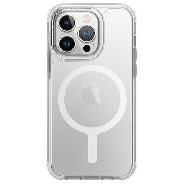 Uniq Combat Magclick Charging ümbris jaoks iPhone 15 Pro Max - valge