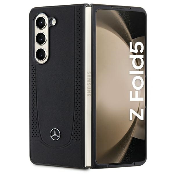 Mercedes Leather Urban ümbris jaoks Samsung Galaxy Z Fold 5 - must