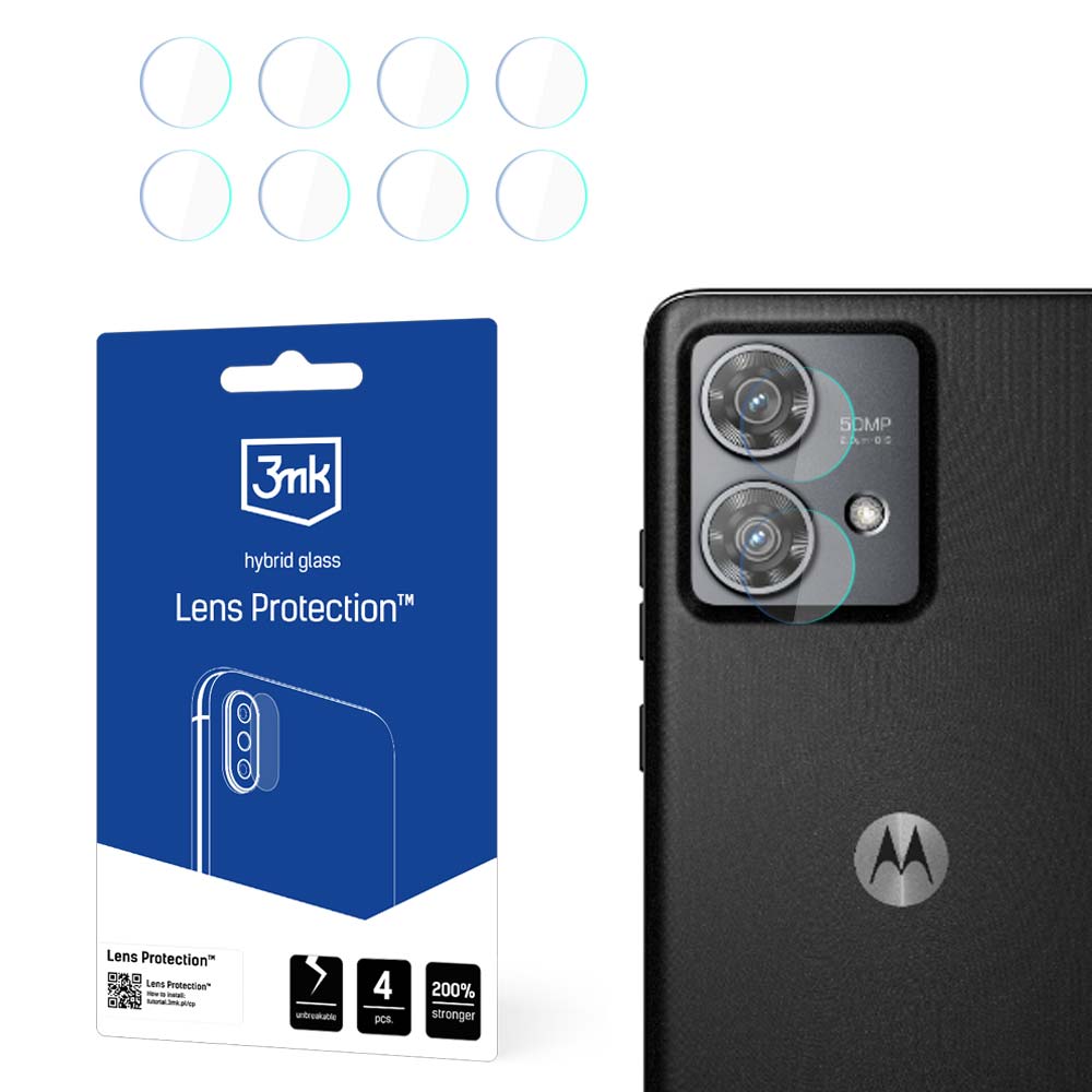 3mk Lens Protection™ hybrid camera glass jaoks Motorola Edge 40 Neo