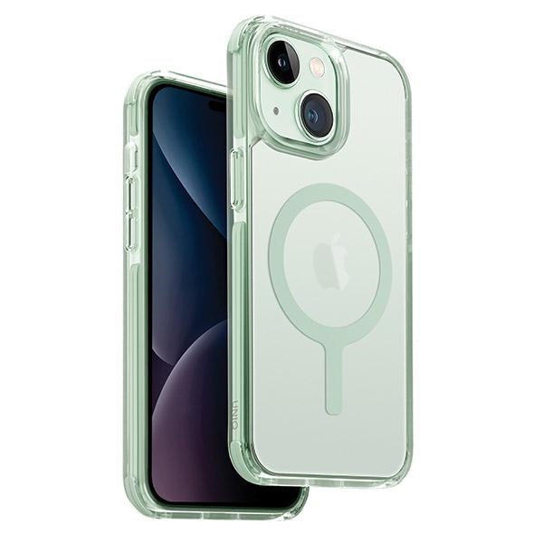 Uniq Combat Magclick Charging ümbris jaoks iPhone 15 Plus / 14 Plus - mint