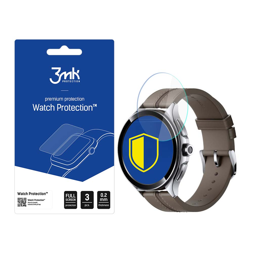 3mk Watch Protection™ Hübriidklaas v. FlexibleGlass Lite jaoks Xiaomi Watch 2 Pro