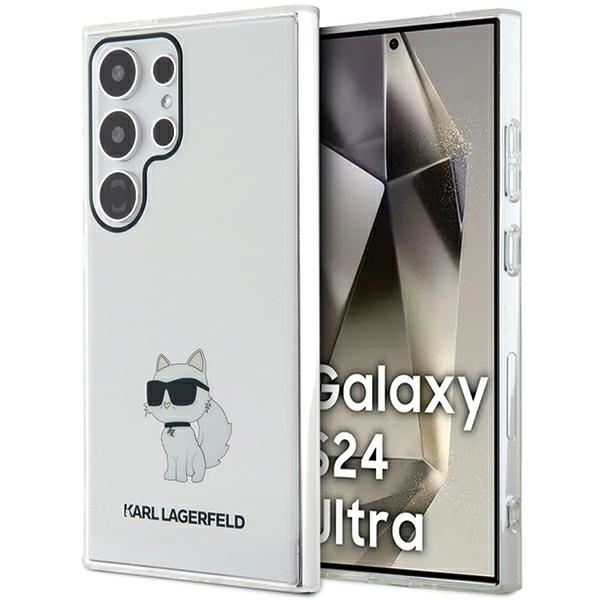 Karl Lagerfeld IML Choupette ümbris jaoks Samsung Galaxy S24 Ultra - läbipaistev