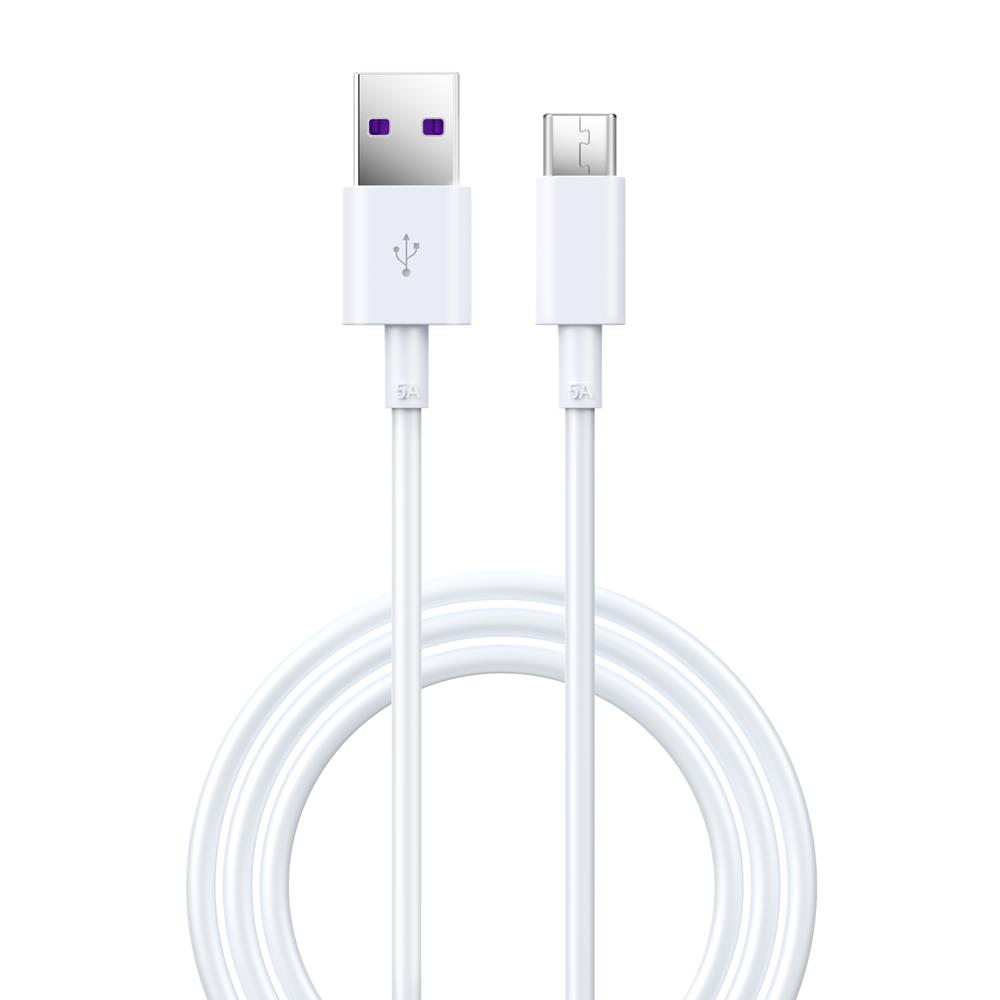 Devia cable Shark EC306 USB - USB-C 1,5 m 5A valge
