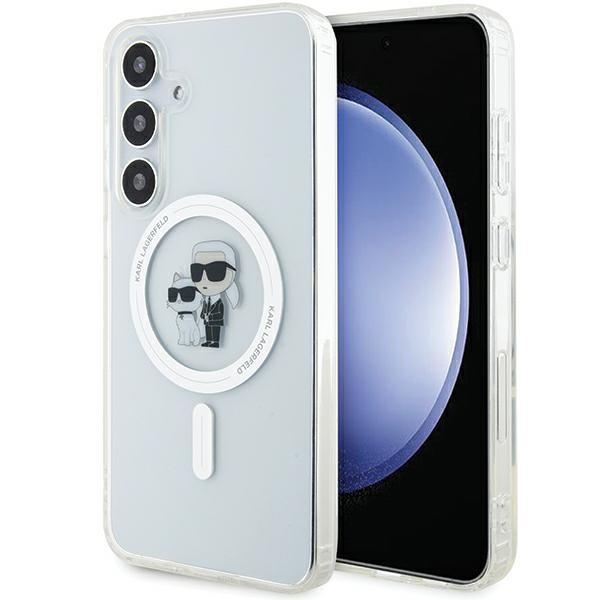 KARL LAGERFELD ümbris jaoks SAMSUNG S24 KLHMS24SHGKCNOT (MAGSAFE IML KC) läbipaistev