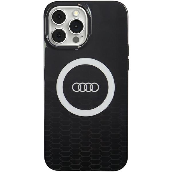 Audi IML Big Logo MagSafe ümbris jaoks iPhone 13 Pro Max - must