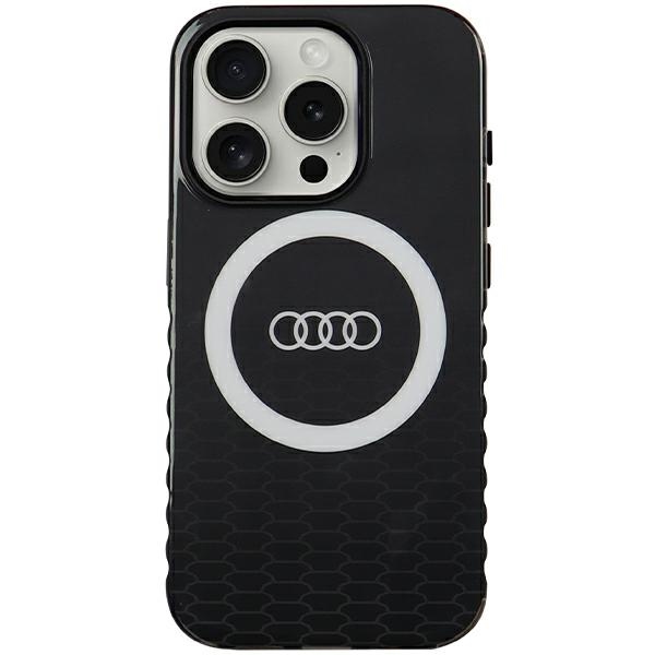 Audi IML Big Logo MagSafe ümbris jaoks iPhone 15 Pro - must