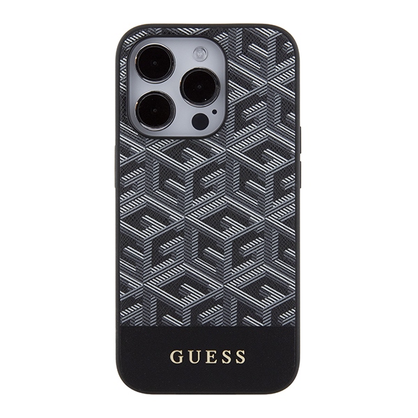 Guess GCube Stripes MagSafe ümbris jaoks iPhone 15 Pro Max - must