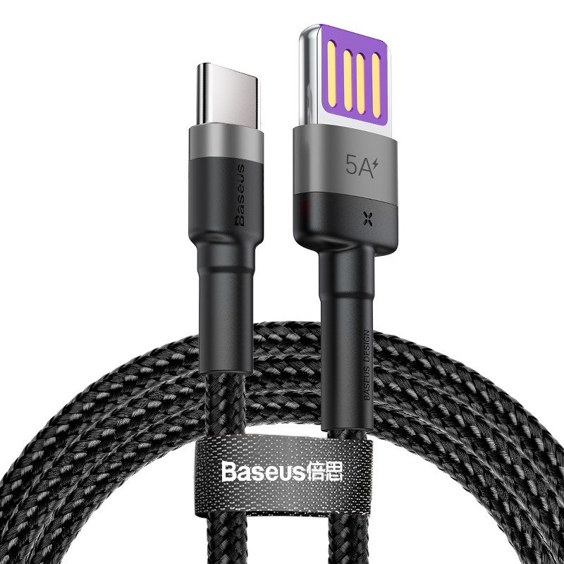 Baseus Cafule USB-C Cable Huawei SuperCharge, QC 3.0, 5A 1m (Must+Hall)