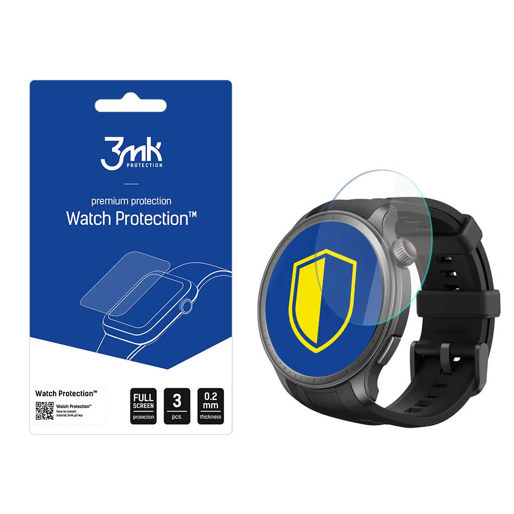 3mk Watch Protection™ Hübriidklaas v. FlexibleGlass Lite jaoks Amazfit Balance