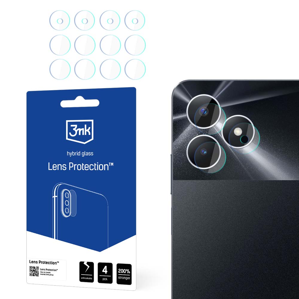 3mk Lens Protection™ hybrid camera glass jaoks Realme Note 50