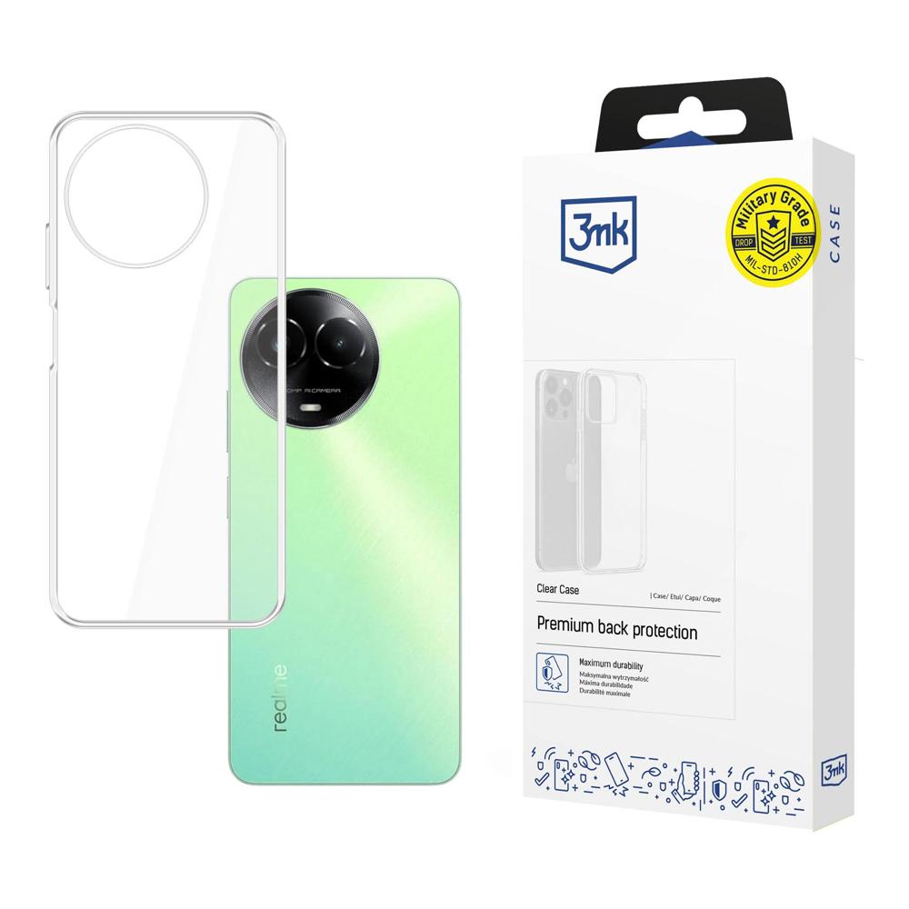 3mk Clear Ümbris jaoks Realme C67 5G - läbipaistev