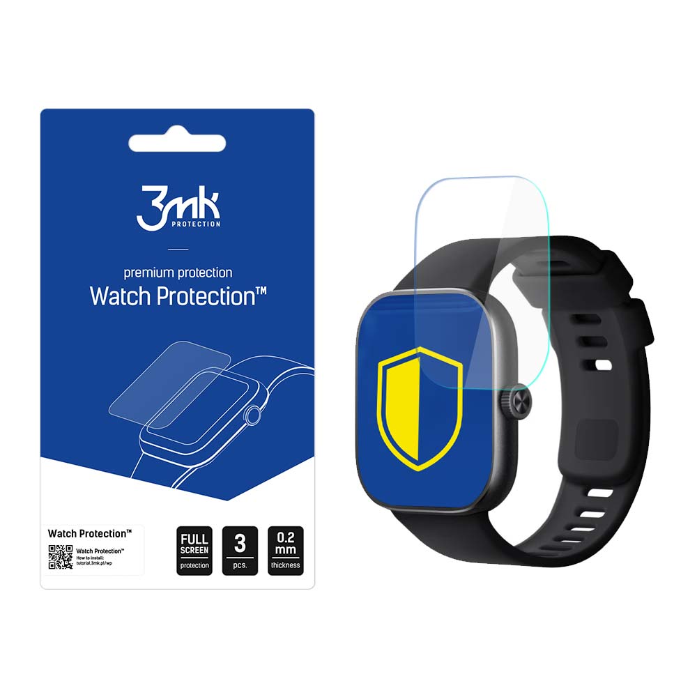 3mk Watch Protection™ Hübriidklaas v. FlexibleGlass Lite jaoks Xiaomi Redmi Watch 4