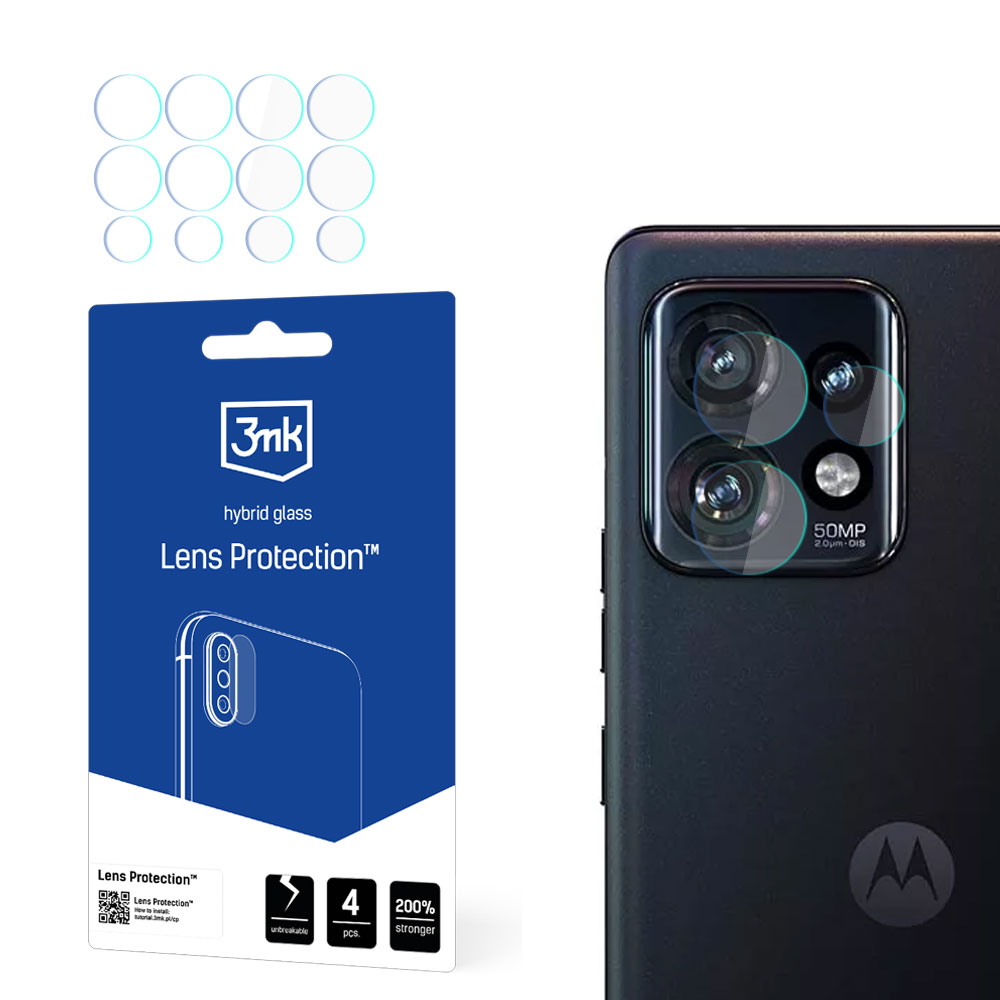 3mk Lens Protection™ hybrid camera glass jaoks Motorola Edge 50 Pro