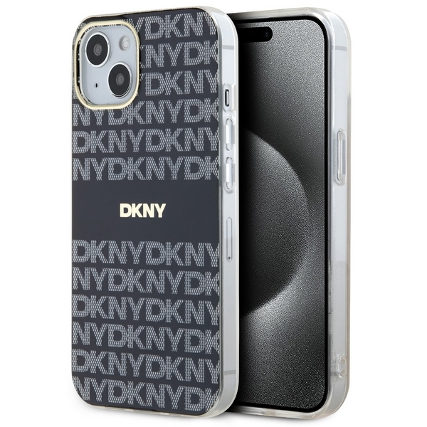DKNY IML Mono & Stripe MagSafe Ümbris jaoks iPhone 15/14/13 - Must