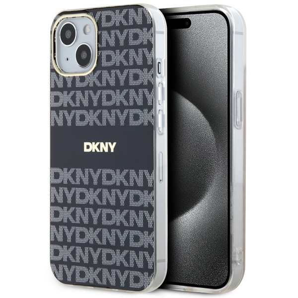 DKNY IML Mono & Stripe MagSafe Ümbris jaoks iPhone 15/14/13 - Must