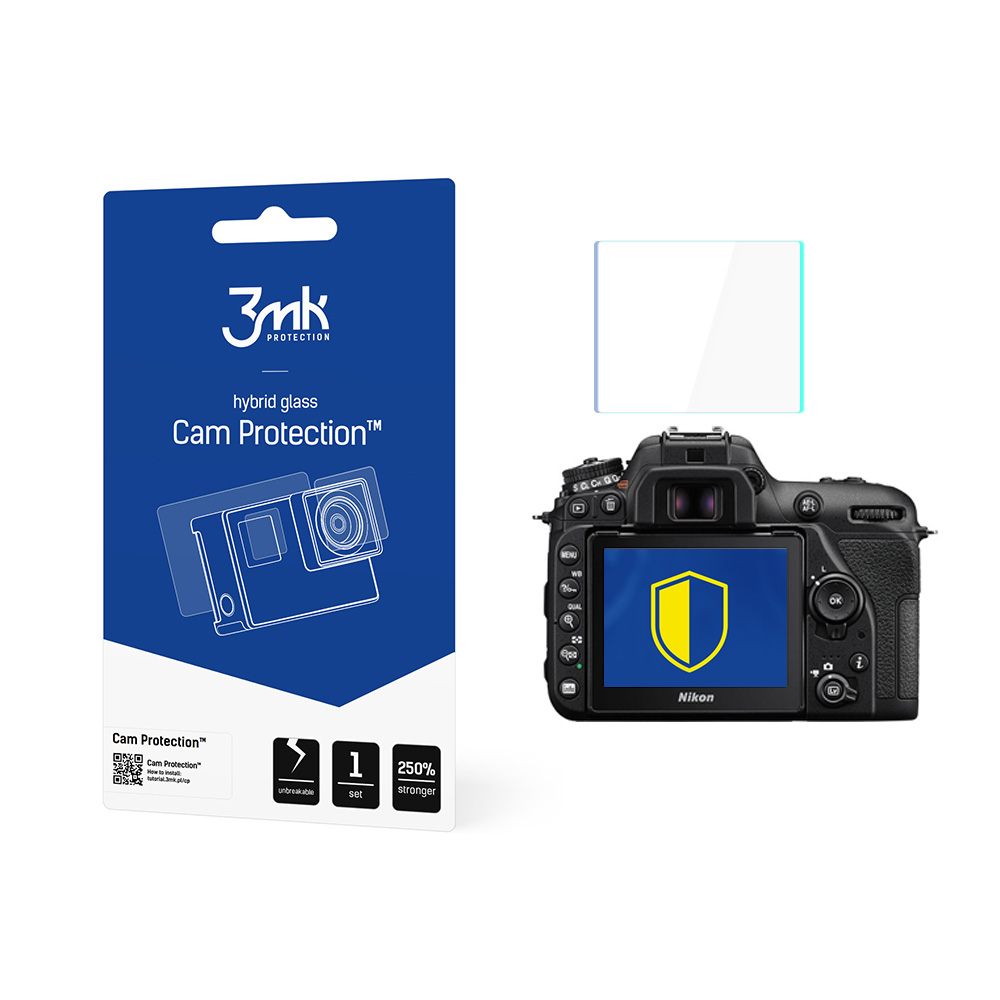 3mk Cam Protection protective glass jaoks Nikon D7500