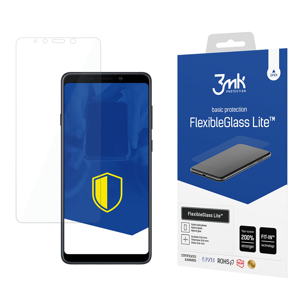 3mk FlexibleGlass™ Hübriidklaas jaoks Samsung Galaxy A9 2018