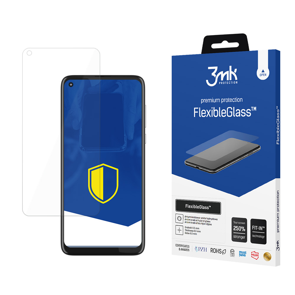 3mk FlexibleGlass™ Hübriidklaas jaoks Motorola Moto G8