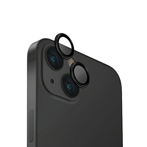 Uniq Optix Glass Aluminum Camera Lens Protector jaoks iPhone 15 / 15 Plus Camera Lens with Applicator - must