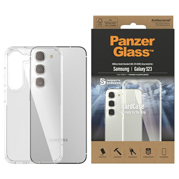 PanzerGlass ClearCase ümbris jaoks Samsung Galaxy S23 - läbipaistev