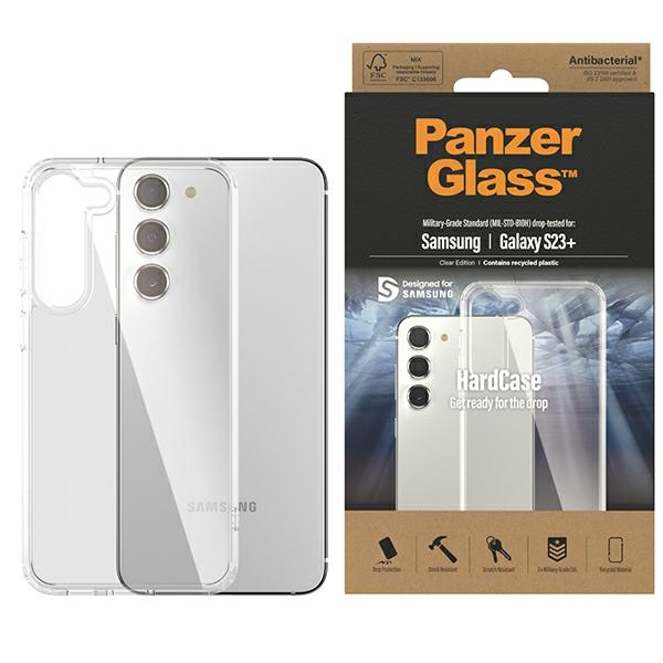 PanzerGlass ClearCase ümbris jaoks Samsung Galaxy S23+ - läbipaistev
