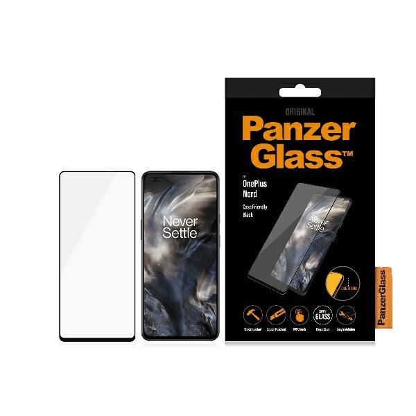 PanzerGlass E2E Super+ karastatud klaas jaoks OnePlus Nord - with must raamiga