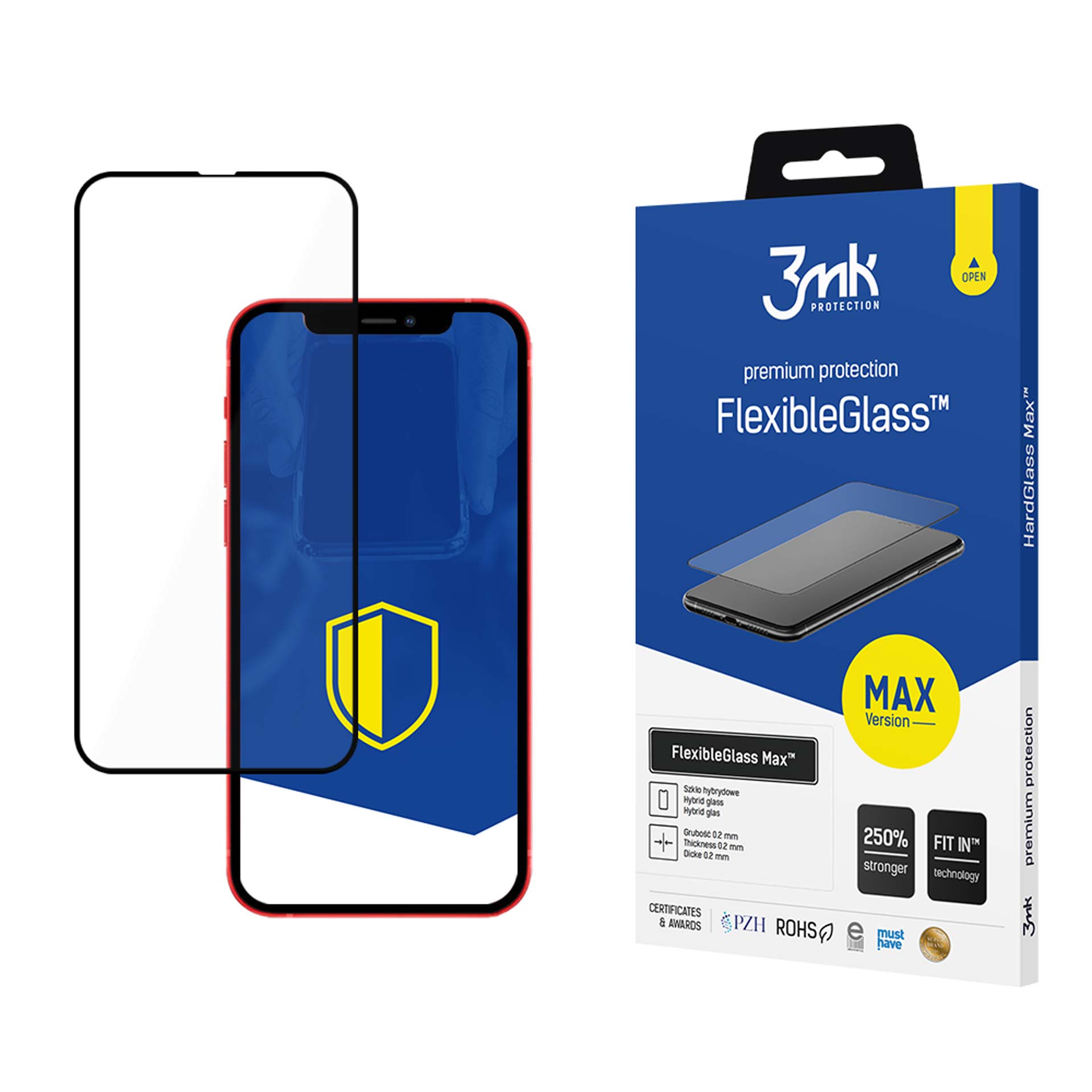 3mk FlexibleGlass Max™ Hübriidklaas jaoks iPhone 13 Pro Max
