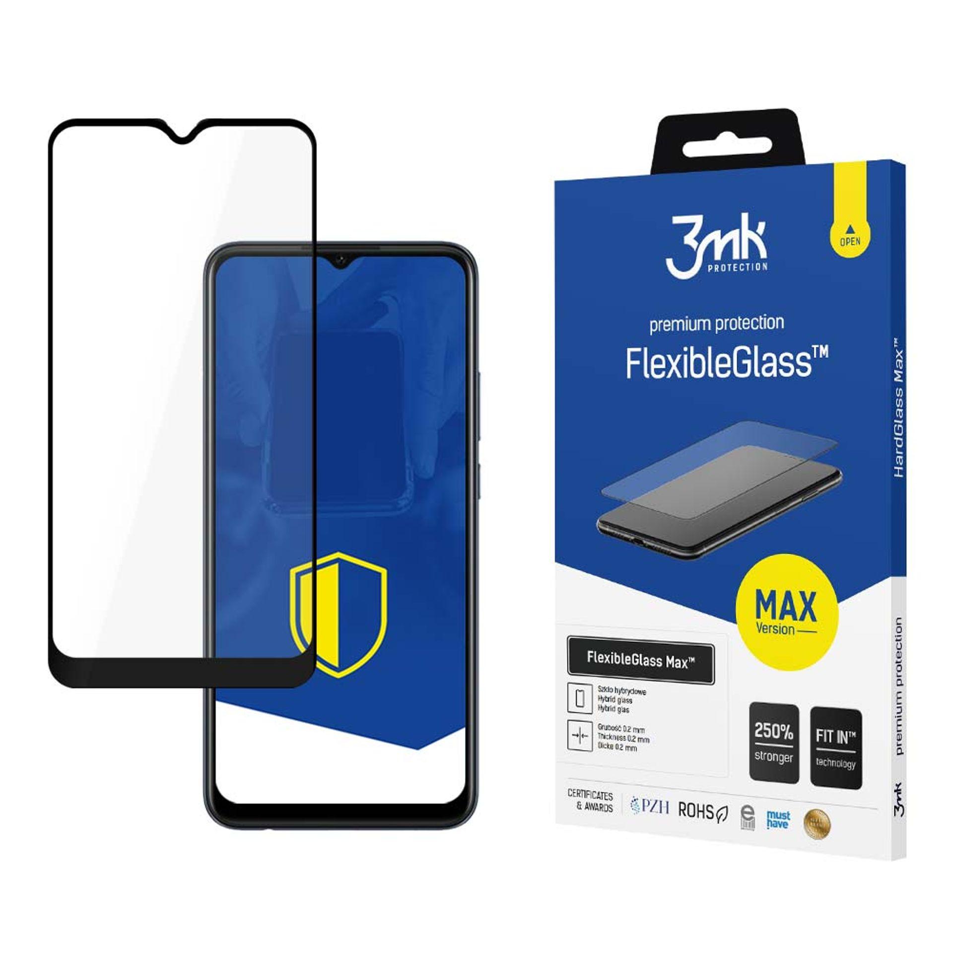 3mk FlexibleGlass Max™ Hübriidklaas jaoks Oppo A15