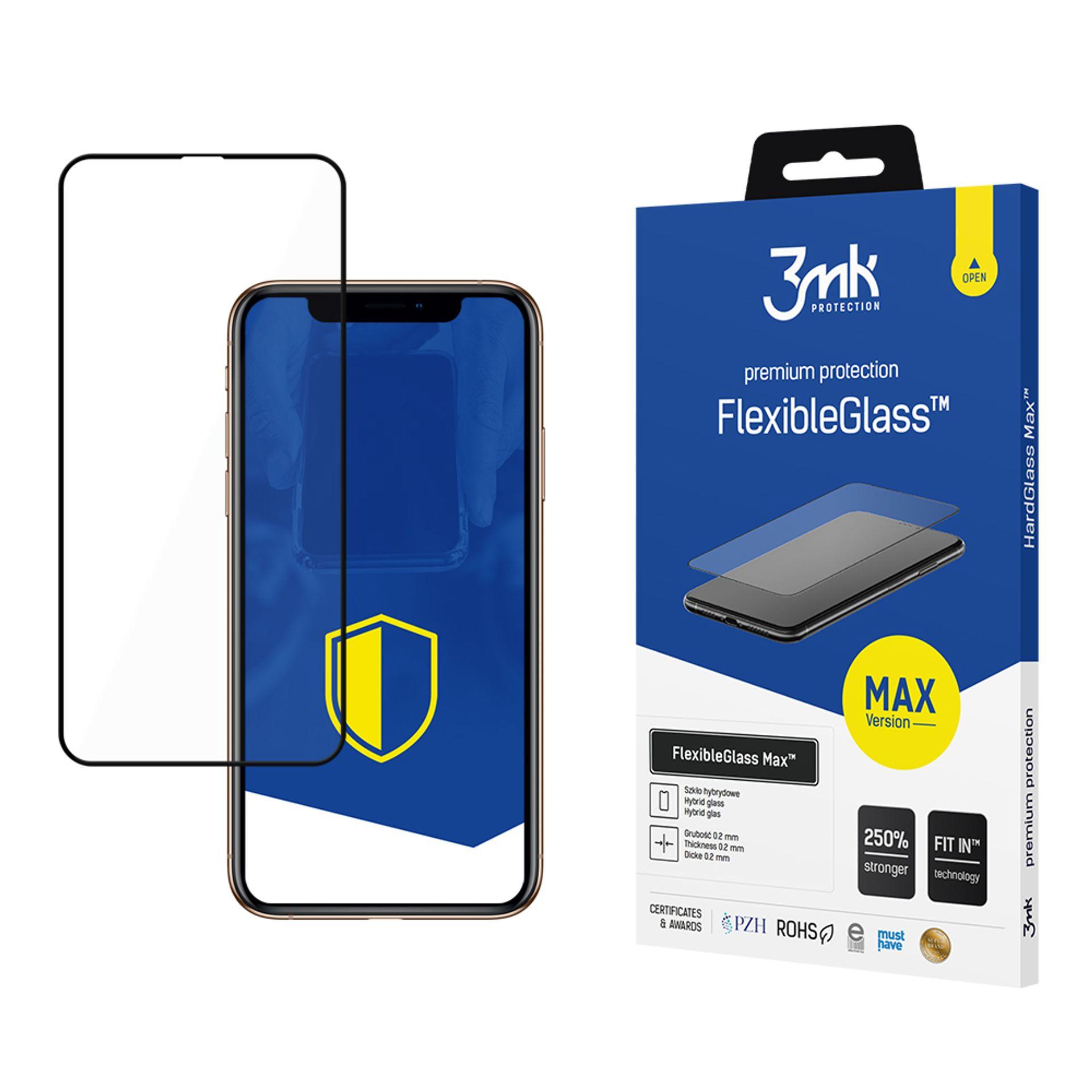 Hübriidklaas 3mk FlexibleGlass Max™ jaoks iPhone 11 Pro Max