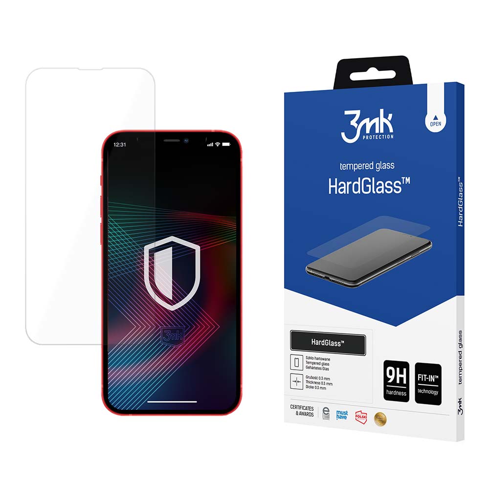 9H 3mk HardGlass™ glass jaoks iPhone 13 Pro Max / 14 Plus