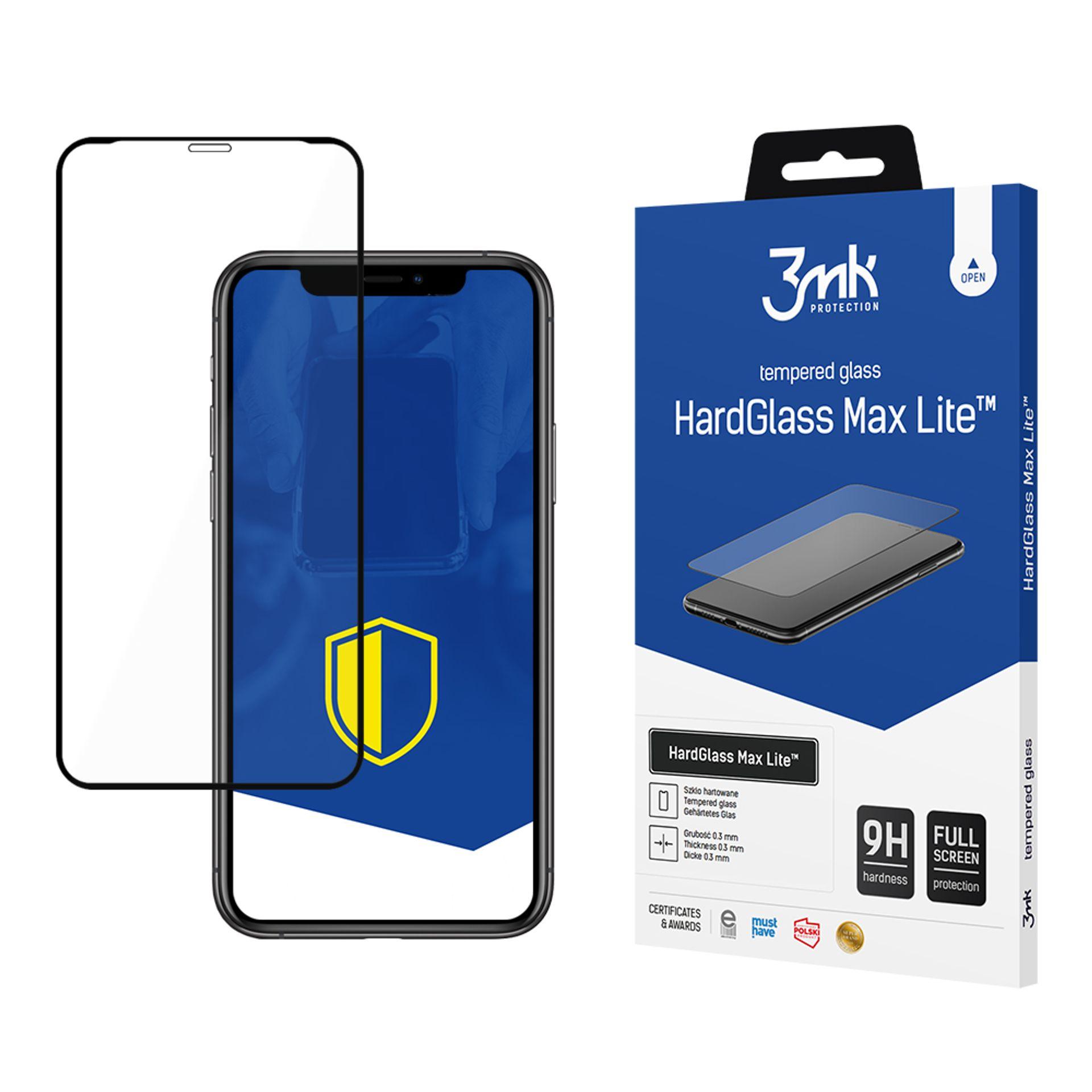 9H 3mk HardGlass Max Lite™ glass jaoks iPhone Xs Max / 11 Pro Max