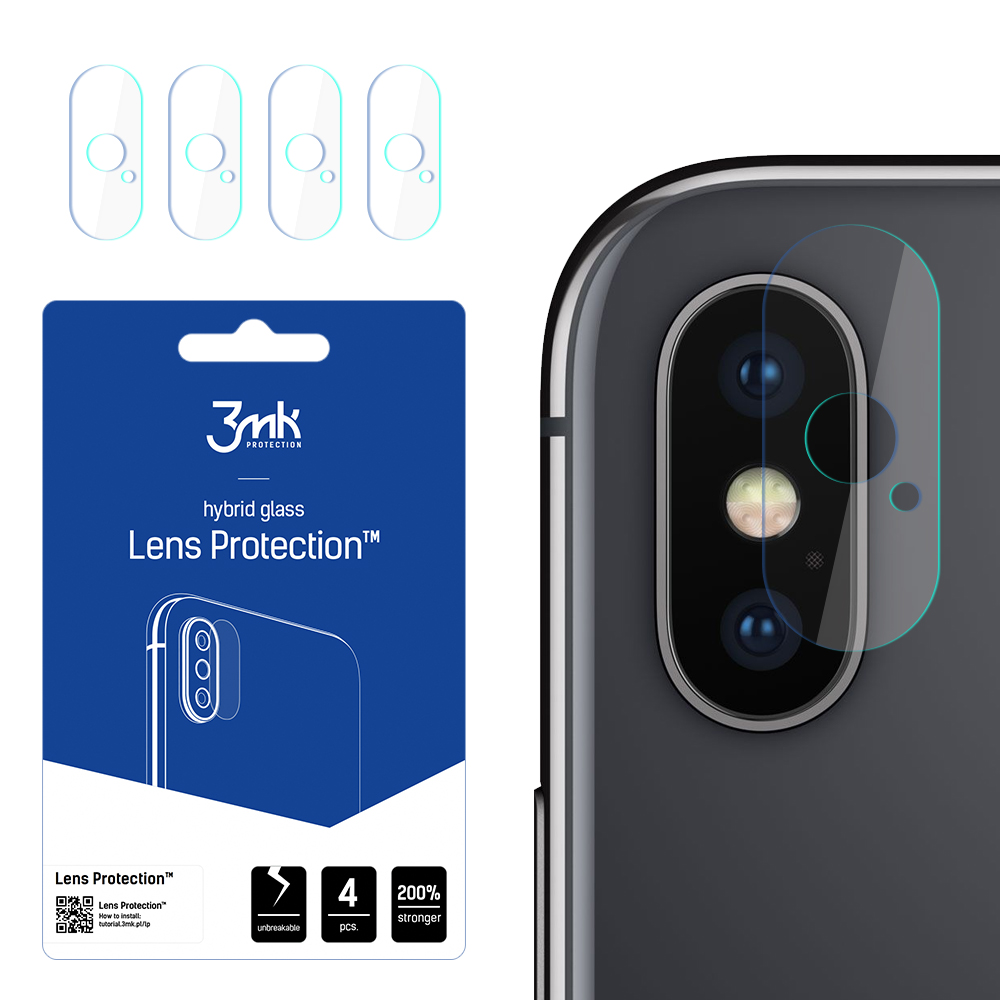 3mk Lens Protection™ hybrid camera glass jaoks iPhone X