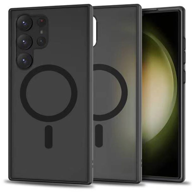 Tech-Protect MagMat MagSafe Ümbris jaoks Samsung Galaxy S23 Ultra - Matte must