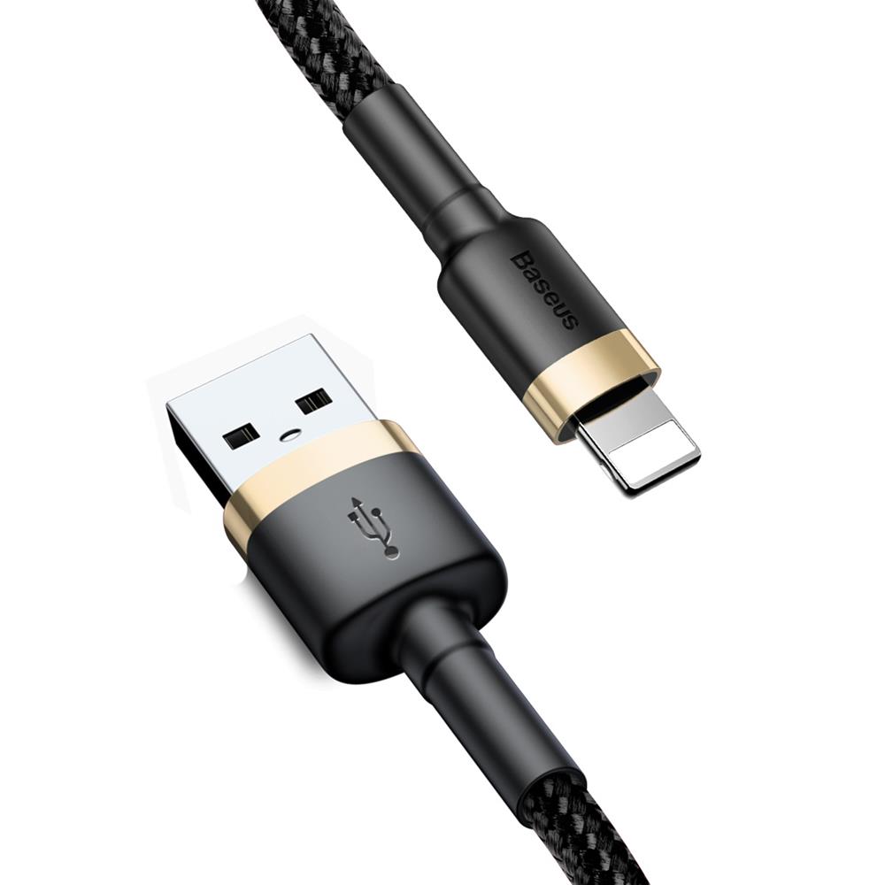 Baseus Cafule Cable USB Lightning 2.4A 1m (Kuldne+Must)