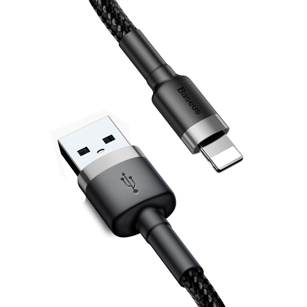 Baseus Cafule USB – Lightning kaabel 2A, 3 m, must/hall