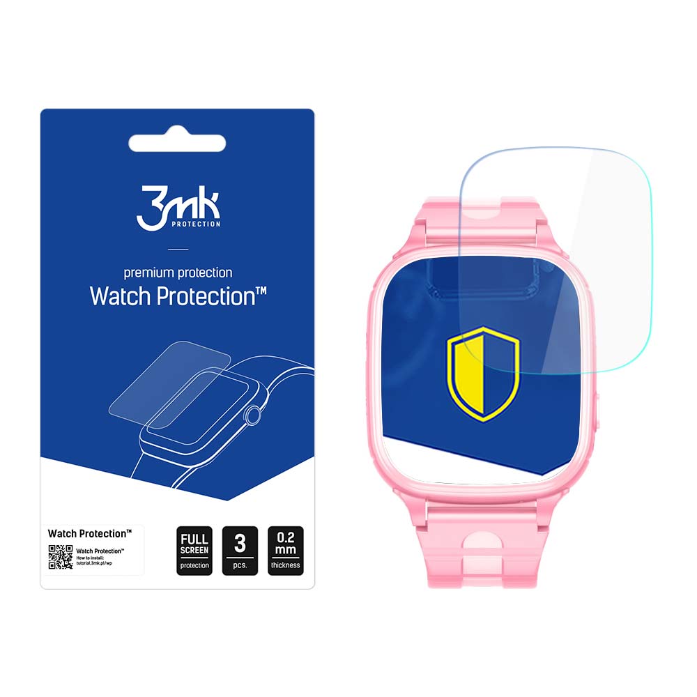 3mk Watch Protection ARC Smartwatch Ekraanikaitse jaoks Forever GPS WIFI Kids Watch Me 2 KW-310