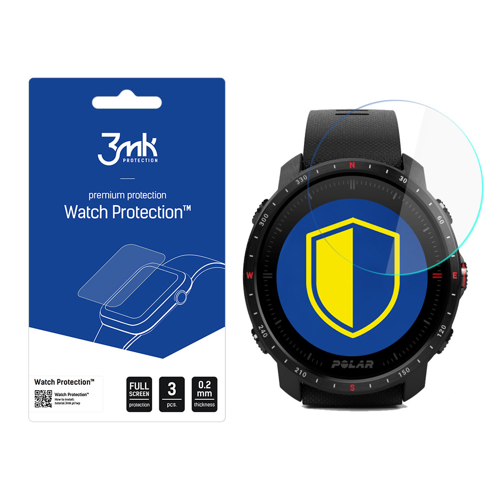 3mk Watch Protection™ v. FlexibleGlass Hübriidklaas jaoks Polar Grit X Pro
