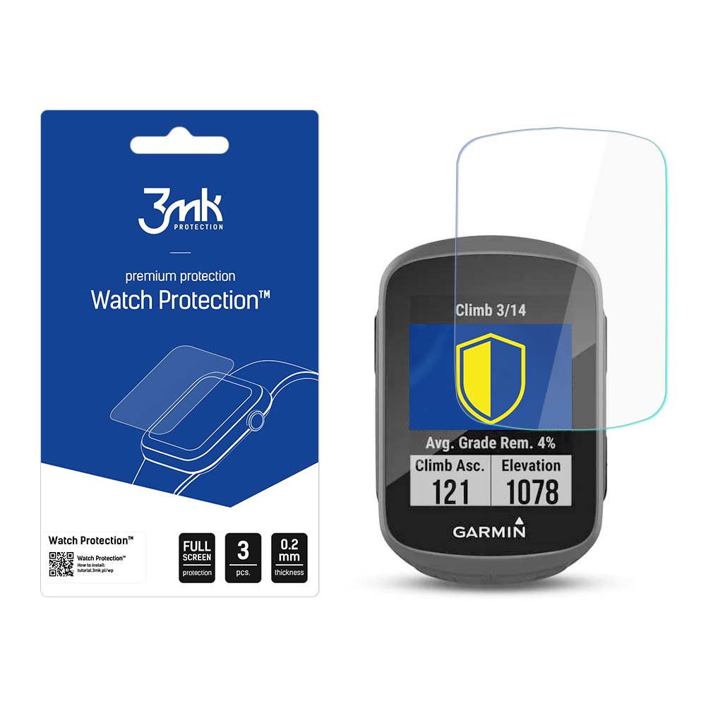 3mk Watch Protection FlexibleGlass protective film jaoks Garmin Edge 130 Plus