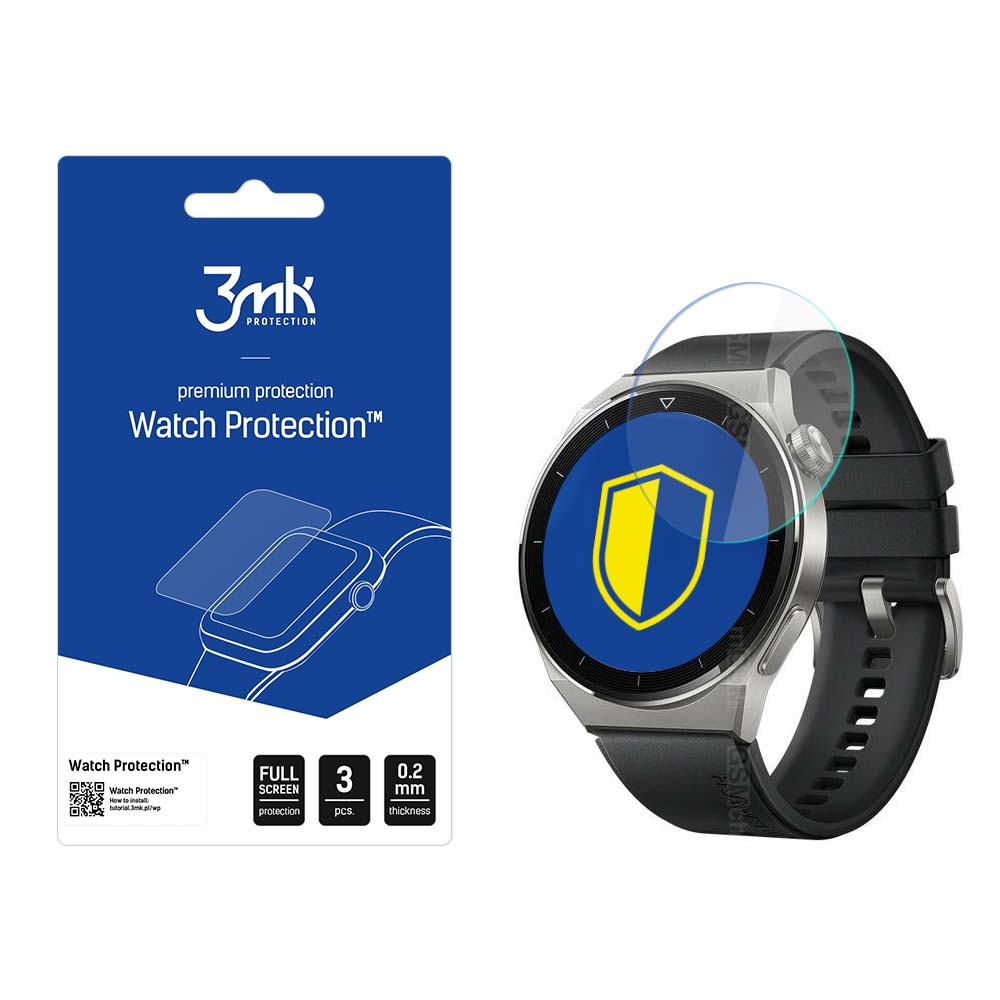 3mk Watch Protection™ v. FlexibleGlass Hübriidklaas jaoks Huawei Watch GT 3 Pro 46 mm
