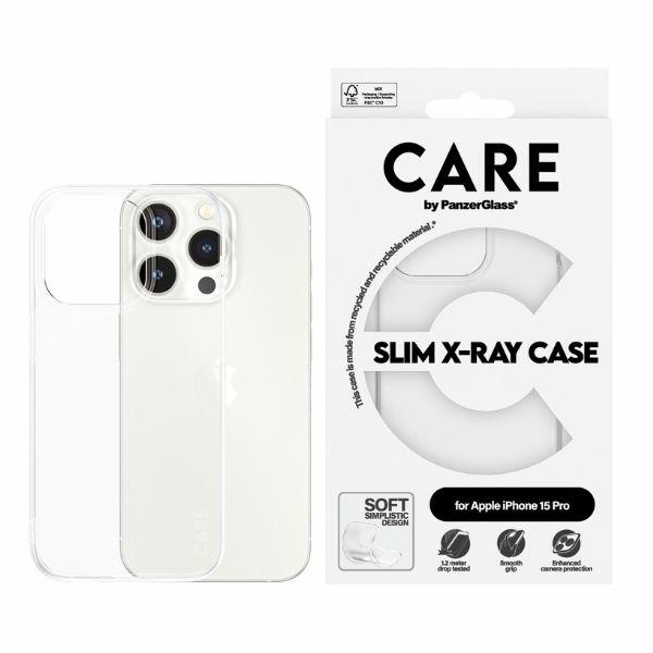 CARE by PanzerGlass Slim X-Ray Ümbris jaoks iPhone 15 Pro - Clear