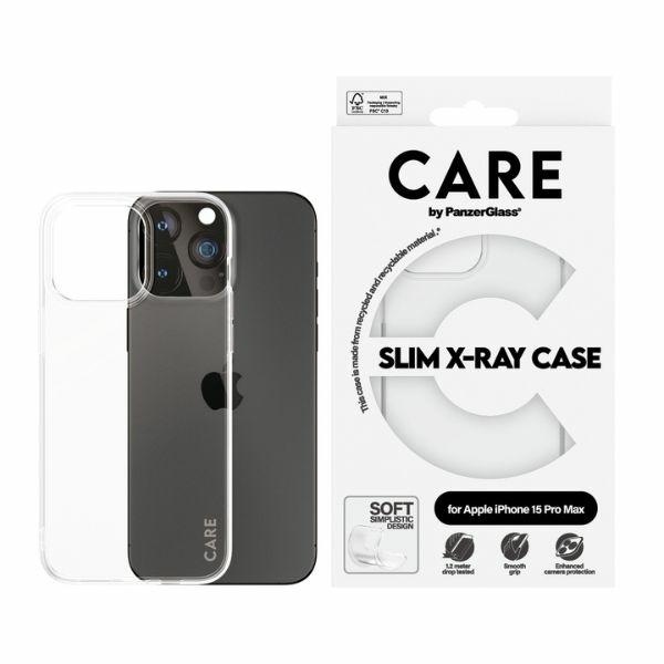 CARE by PanzerGlass Slim X-Ray Ümbris jaoks iPhone 15 Pro Max - Clear