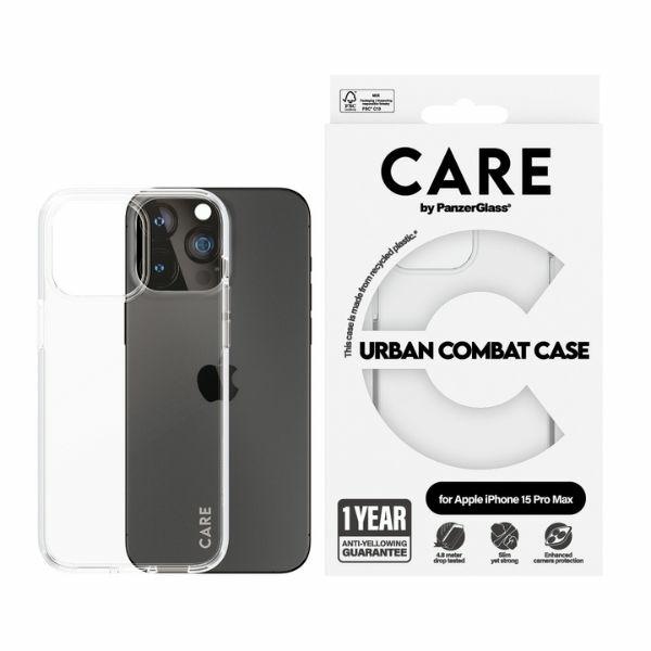 CARE by PanzerGlass Urban Combat Ümbris jaoks iPhone 15 Pro Max - Clear